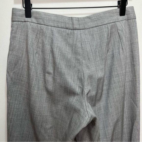 Stella McCartney Grey Wool Trouser Pants Ankle Zipper Size Medium - Picture 6 of 10